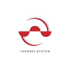 Circular abstract corporate logo