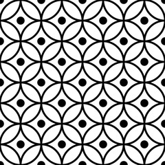 Vector geometry abstract seamless pattern background