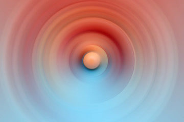 Abstract round background. Circles from the center point. Image of diverging circles. Rotation that creates circles.