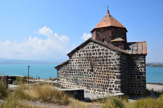 Klosterkirche am Sevansee in Armenien