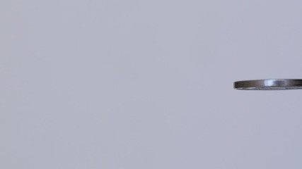 5 cent mexican coin isolated