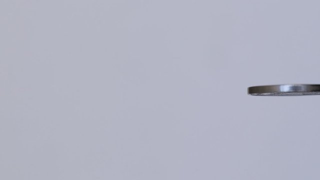 5 cent mexican coin isolated