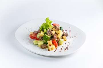 fresh salad on a plate