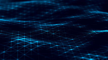 Data technology background. Abstract digital background. Science background. Technological background. Matrix. Binary Code. 3D rendering. 4k.