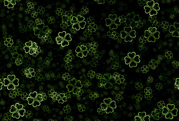 shamrocks clover background