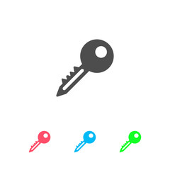 Key icon flat.