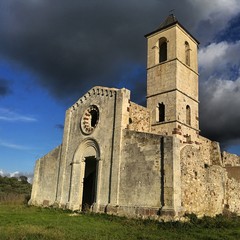 Fototapeta na wymiar San Pantaleo church, Martis, Sardinia