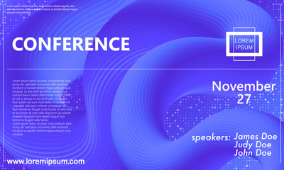 Conference announcement design template