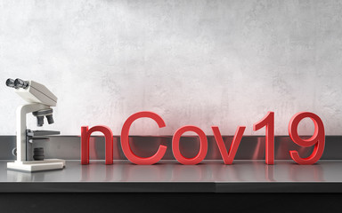 Coronavirus 2019-nCov novel coronavirus concept