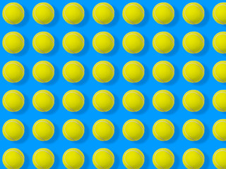fondo azul con pelotas un patrón de pelotas de tenis