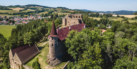 Obraz premium Velhartice Castle, medieval european castle