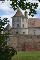 Fototapeta na wymiar old castle in fagaras, transylvania, romania