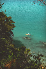 Kayak in sea