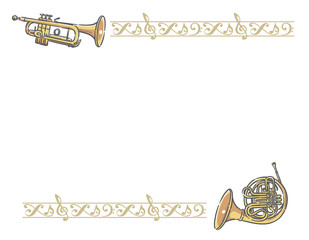 ピアノ 音符の素材イラスト 手書き風 Acoustic Poster Acoust 夏妃 吉野