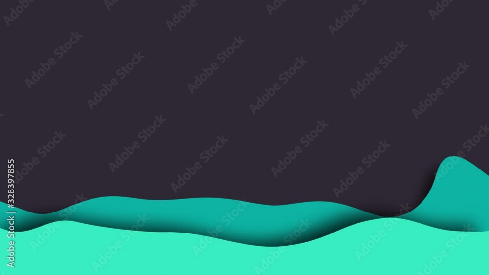Poster abstract background from color wavy layers. 3d rendering of modern art, computer generated