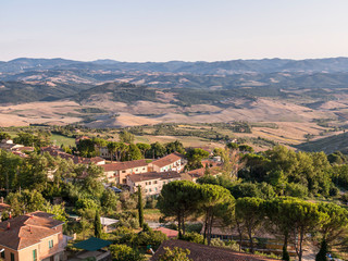 Fototapeta premium Beautiful landscape of the Tuscan hills (Italy)