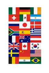 L&auml;nderflaggen verschiedener L&auml;nder