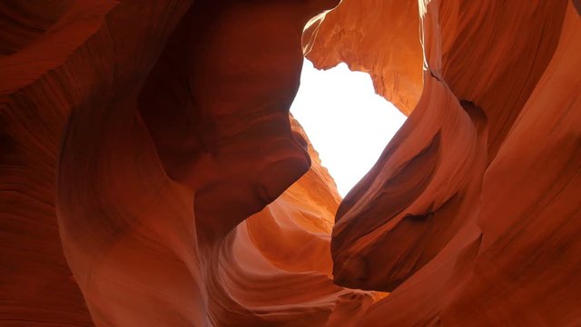 Antelope Canyon Dolly Shot Slot Canyon in Arizona Southwest USA
