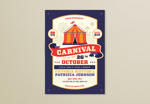 Carnival Flyer Layout