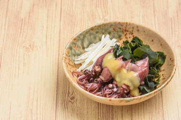 春の味覚　ホタルイカの酢味噌和え