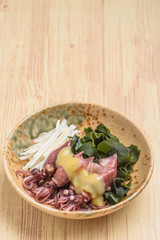 春の味覚　ホタルイカの酢味噌和え