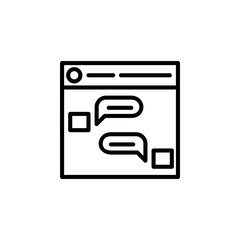 Fototapeta premium private group icon. Online Learning icon. Perfect for application, web, logo and presentation template. icon design line style