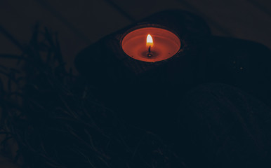 One candle