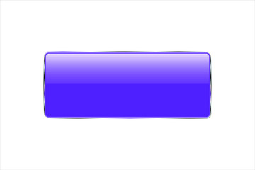 Vector Illustration of a banner (button) with a reflection and metallic gradient frame.