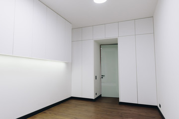 Modern luxury bedroom interior, beautiful minimalistic design