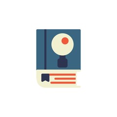 knowledge icon. online learning icon. perfect for application, web, logo and presentation template. icon design flat style