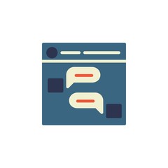 Fototapeta premium private group icon. online learning icon. perfect for application, web, logo and presentation template. icon design flat style