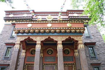 Fototapeta na wymiar Buddhist temple, sacred building, faith.