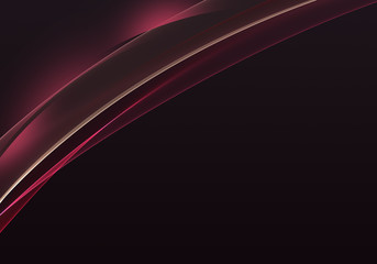 Abstract background waves. Black and pink abstract background for wallpaper or business card