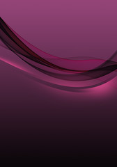 Abstract background waves. Black and pink abstract background for wallpaper or business card