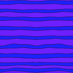 Funny jagged multicolored stripes seamless pattern