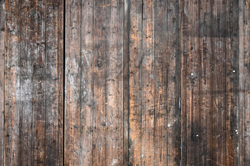 Rough old wooden background wall