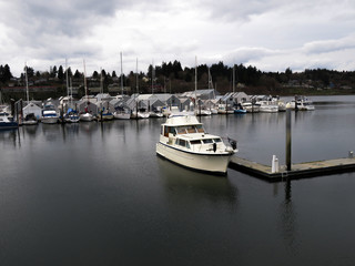 Fototapeta premium boats in marina