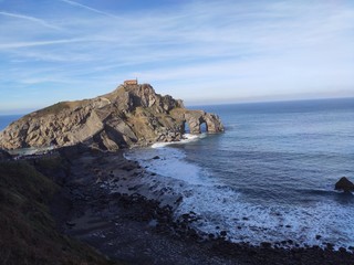rocks and sea