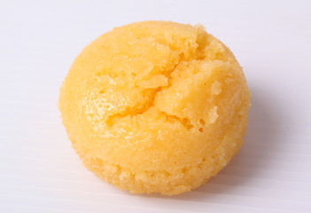 Palm Cake on white background