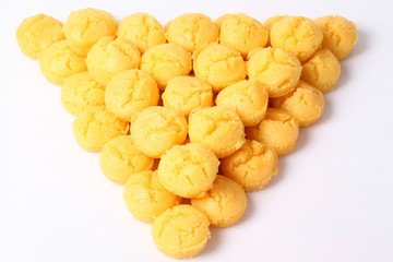 Palm Cake on white background