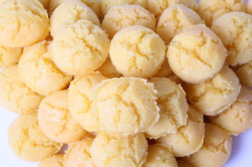 Palm Cake on white background