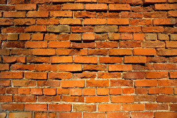 Old brick wall, Shasta Ghost Town, California