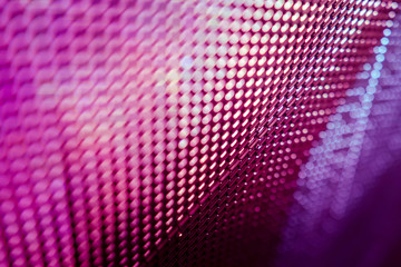 CloseUp LED blurred screen. LED soft focus background. abstract background ideal for design.