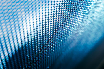 CloseUp LED blurred screen. LED soft focus background. abstract background ideal for design.