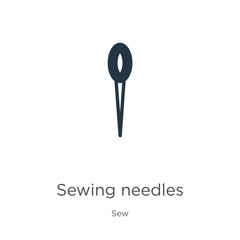 Sewing needles icon vector. Trendy flat sewing needles icon from sew collection isolated on white background. Vector illustration can be used for web and mobile graphic design, logo, eps10