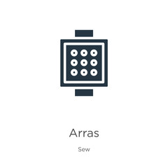 Arras icon vector. Trendy flat arras icon from sew collection isolated on white background. Vector illustration can be used for web and mobile graphic design, logo, eps10