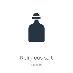 Religious salt icon vector. Trendy flat religious salt icon from religion collection isolated on white background. Vector illustration can be used for web and mobile graphic design, logo, eps10