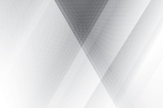 Vector abstract geometric white and gray color background. © BK_graphic