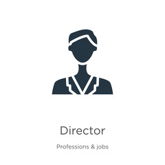 Director icon vector. Trendy flat director icon from professions collection isolated on white background. Vector illustration can be used for web and mobile graphic design, logo, eps10