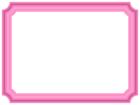 pink frame with copy space for your text